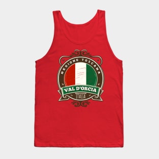 Val d'Orcia ---- Italia Retro Design Tank Top